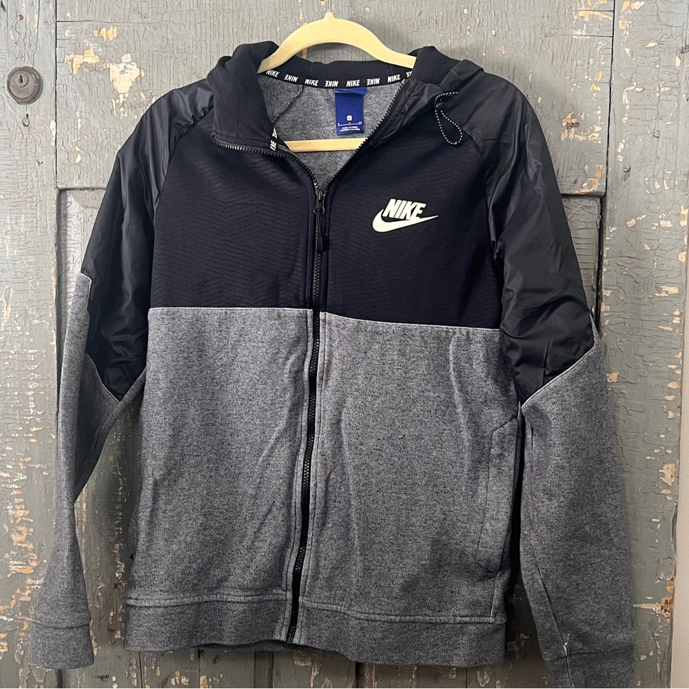 Nike zipper hooded sweatshirt /jacket
